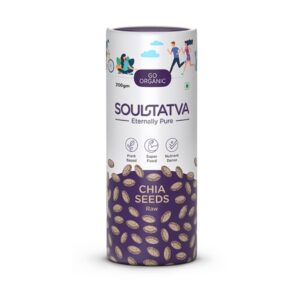 SOULTATVA RAW CHIA SEEDS- RICH SOURCE OF PROTEIN 200GM