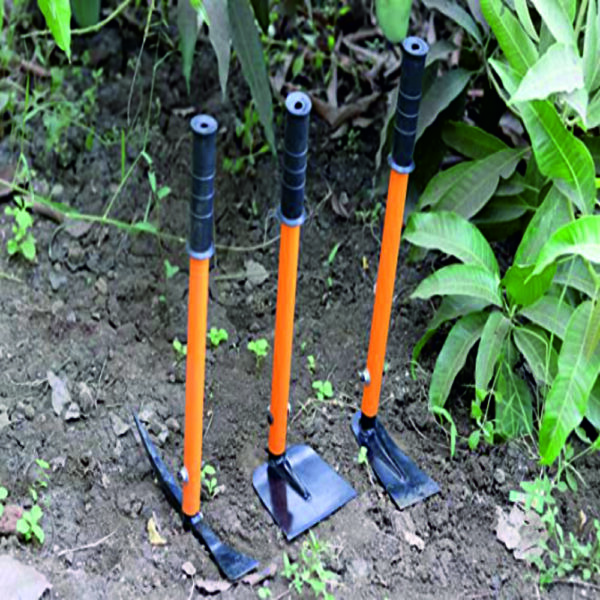 MAHAN WEEDING OR GARDEN TOOLS (COMBO SET OF 3 WITH HANDLE)