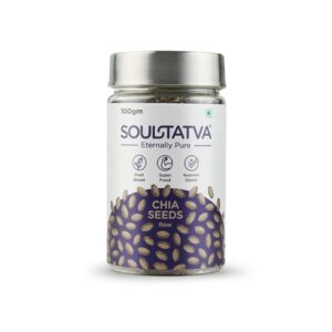SOULTATVA RAW CHIA SEEDS- RICH SOURCE OF PROTEIN 100GM