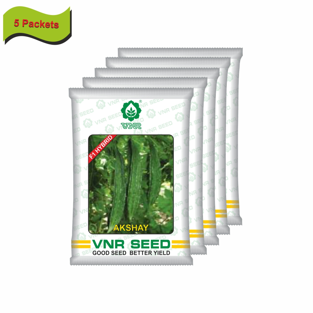 VNR Bitter gourd hybrid akshay (10 gm)(5 packets) - Image 2