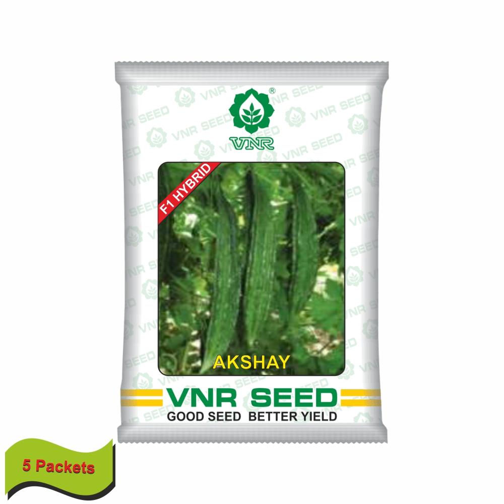 VNR Bitter gourd hybrid akshay (10 gm)(5 packets)