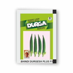 DURGA hybrid BHINDI DURGESH PLUS F1 (kitchen garden packet) (Minimum 10 Packets)