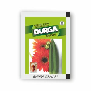 DURGA hybrid BHINDI VIRAJ F1 (kitchen garden packet) (Minimum 10 Packets)