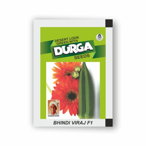 DURGA hybrid BHINDI VIRAJ F1(50 gm) (Minimum 10 Packets)