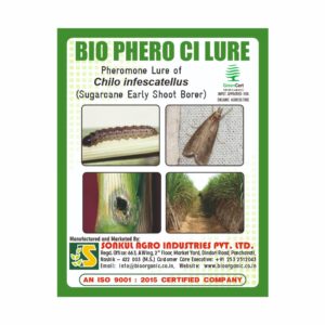 SONKUL AGRO BIO PHERO CI Lure & Delta trap set Chilo infescatellus (Sugarcane Early Shoot Borer)(10 Piece)