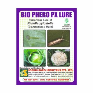 SONKUL AGRO BIO PHERO PX Lure & Delta trap set Plutella xylostella(Diamondback Moth)(10 Piece)