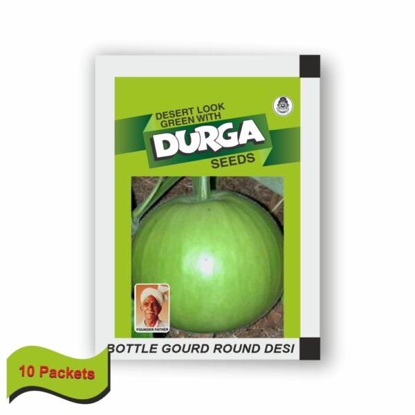 DURGA BOTTLE GOURD ROUND DESI (10 gm)(10 packets)