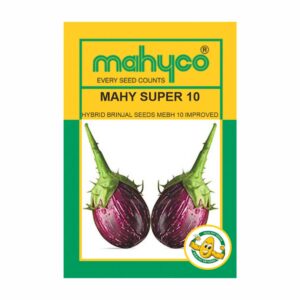 mahyco BRINJAL MAHY SUPER 10(MEBH 10 IMPV.) 10GM