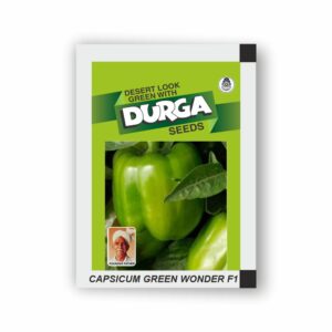DURGA hybrid CAPSICUM GREEN WONDER F1 (10 gm)