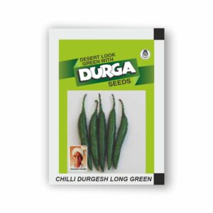 DURGA CHILLI DURGESH LONG GREEN (kitchen garden packet) (Minimum 10 Packets)