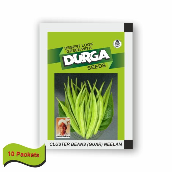 DURGA CLUSTER BEANS (GUAR) NEELAM (100 GM)(10 PACKETS)