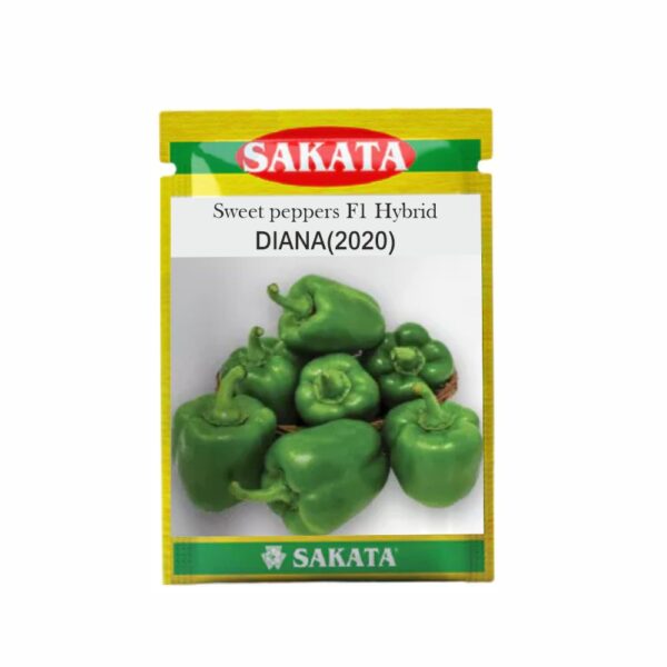 SAKATA SWEET PEPPER F1 DIANA (2020) (10 GM) (POUCH)