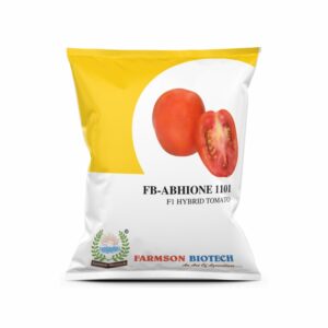 farmson FB-ABHIONE1101 F1 HYBRID TOMATO SEEDS (OVAL AND RED)(10 gm)