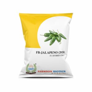 farmson FB-JALAPENO (2020) F1 HYBRID CHILLI SEEDS (10 gm)