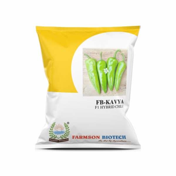 FARMSON FB-KAVYA F1 HYBRID CHILLI SEEDS (10 gm)