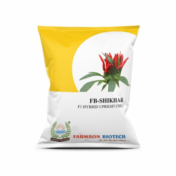 farmson FB-SHIKHAR F1 HYBRID CHILI SEEDS (UPRIGHT)(10 gm)