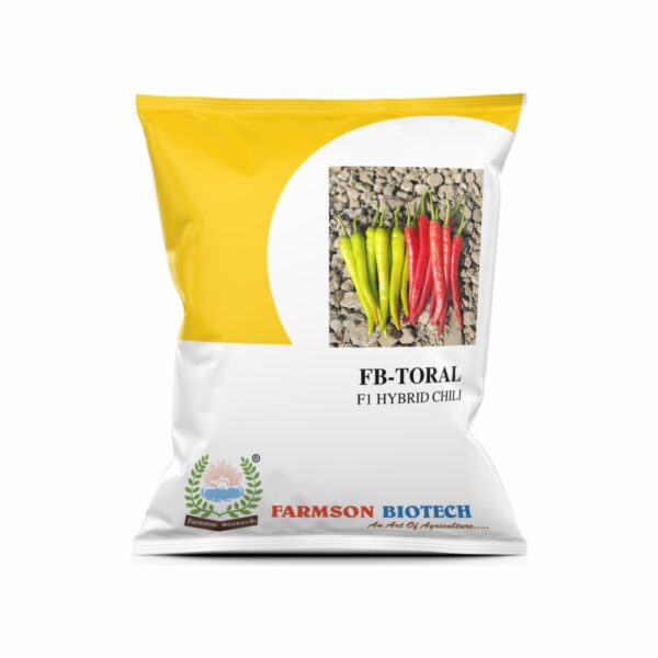 farmson FB-TORAL F1 HYBRID CHILI SEEDS (DUAL PURPOSE)(10 gm)