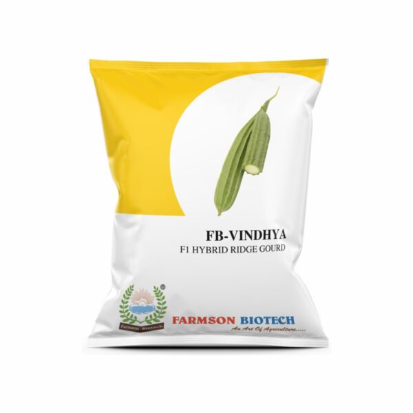 FARMSON FB-VINDHYA F1 HYBRID RIDGE GOURD SEEDS(10 gm)