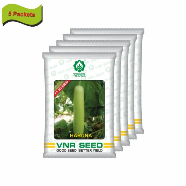 VNR Bottle gourd hybrid HARUNA (10 GM)(5 packets) - Image 2