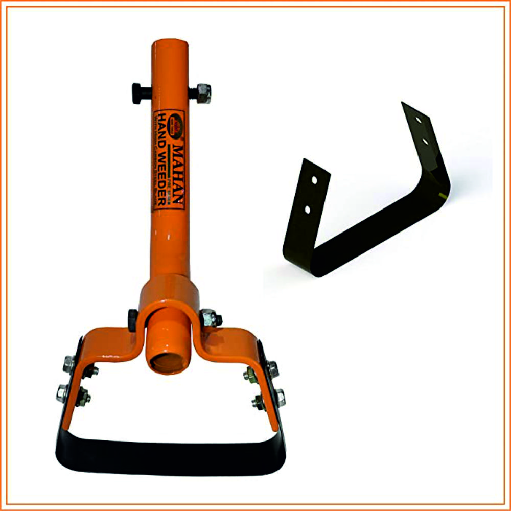 MAHAN GARDENING HOE- MANUAL WEEDER ( GHW - 6 + 6 BLADE)
