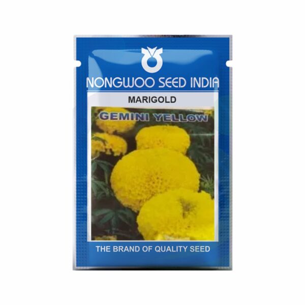 NONGWOO MARIGOLD GEMINI YELLOW (50000 SEEDS)