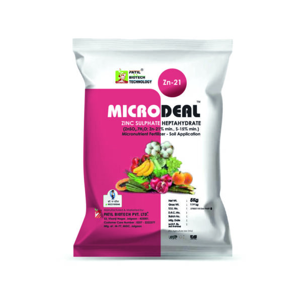 PATIL BIOTECH MICRODEAL Zinc Sulphate - 21 (10 KG)