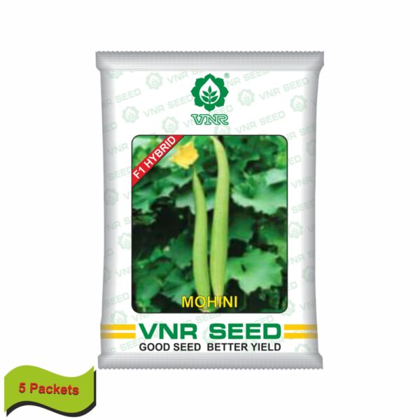 VNR Sponge Gourd Mohini Hybrid (10 GM) (5 packets)