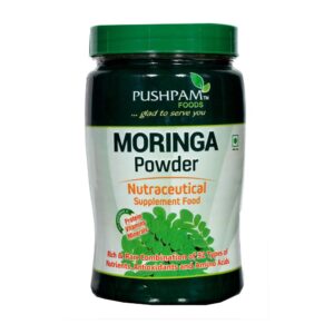 PUSHPAM FOODS 100% Organic Moringa Leaf Powder (250 GM)