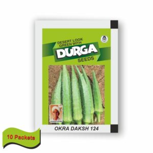 DURGA OKRA DAKSH 124 (25 gm)(10 packets)