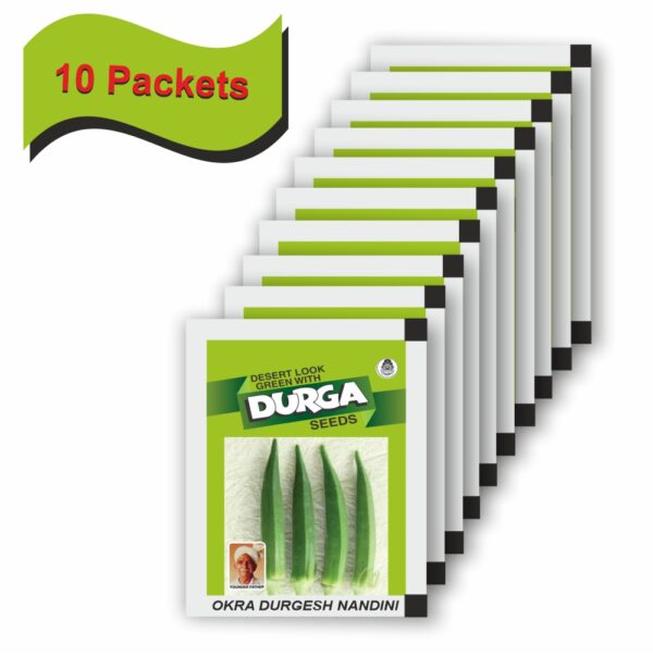 DURGA OKRA DURGESH NANDINI (10 GM)(10 PACKETS) - Image 2