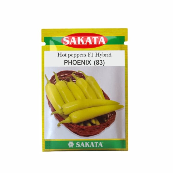 SAKATA HOT PEPPER F1 PHOENIX (83) (1500 SEEDS) (POUCH)
