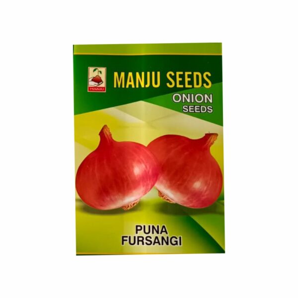 manju Puna Fursangi onion seeds (1 KG)(PACK OF 10)