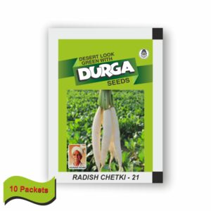 DURGA RADISH CHETKI-21 (100 GM) (10 PACKETS)