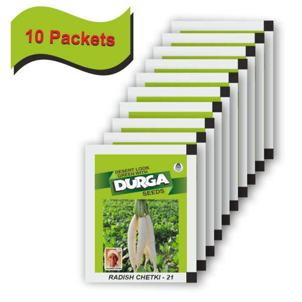 DURGA RADISH CHETKI-21 (100 GM) (10 PACKETS) - Image 2