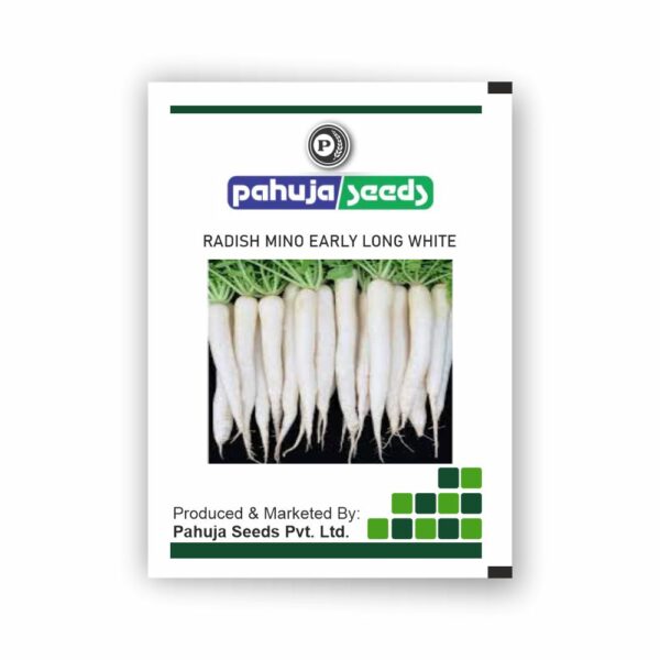 PAHUJA RADISH MINO EARLY LONG WHITE - NUFIELD - (400GMS)