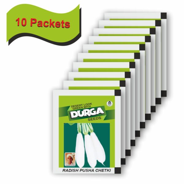 DURGA RADISH PUSA CHETKI (50 GM)(10 PACKETS) - Image 2