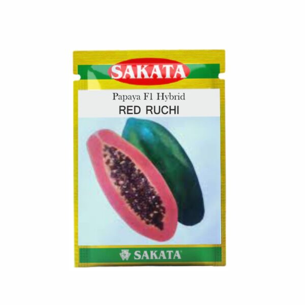 SAKATA PAPAYA F1 RED RUCHI (50 SEEDS) (POUCH)