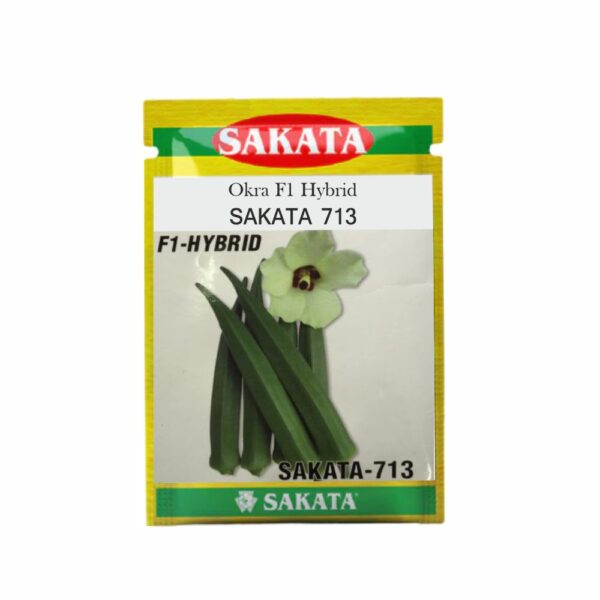 SAKATA OKRA F1 SAKATA 713 (500 GM) (POUCH)