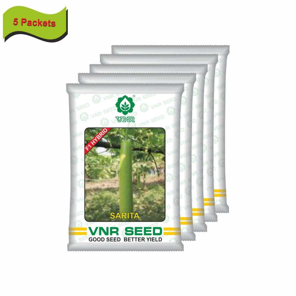 VNR Bottle gourd hybrid Sarita (10 GM) (5 packets) - Image 2