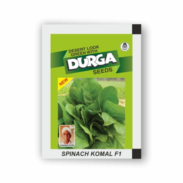 DURGA hybrid SPINACH KOMAL F1 (LATE BOLTING)(100 gm) (Minimum 10 Packets)