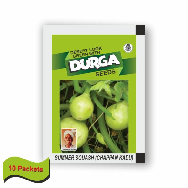 DURGA SUMMER SQUASH (CHAPPAN KADU)(100 GM)(10 PACKETS)