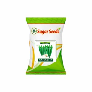 Sagar 15 F-1 Hybrid OKRA Seeds (100 gm)