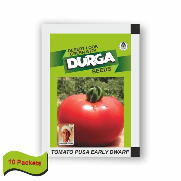 DURGA TOMATO PUSA EARLY DWARF(25 GM)(10 PACKETS)