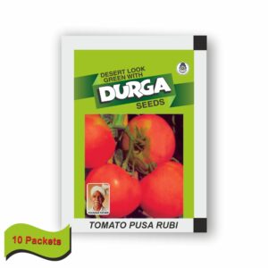 DURGA TOMATO PUSA RUBI (50 gm)(10 packets)