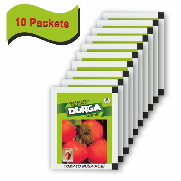 DURGA TOMATO PUSA RUBI (25 gm)(10 packets) - Image 2