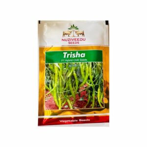 NUZIVEEDU Trisha NCH-873 F1 Hybrid Chilli Seeds (9 GM)
