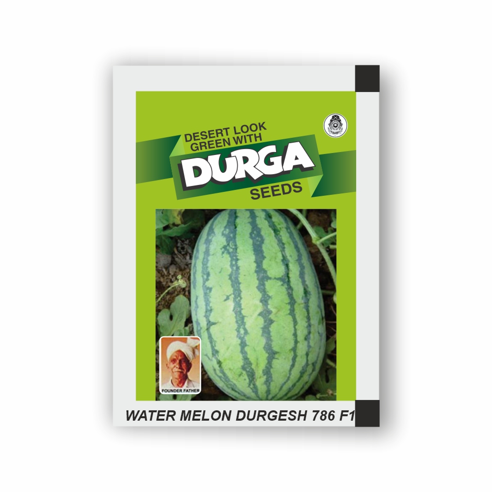 DURGA hybrid WATERMELON D-786 F1 (10 gm) (Minimum 10 Packets)