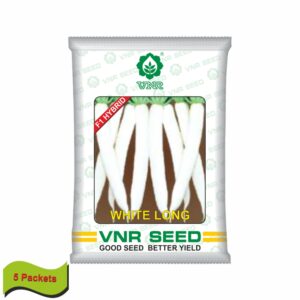 VNR Radish HYBRID white long  (50 GM) (5 packets)