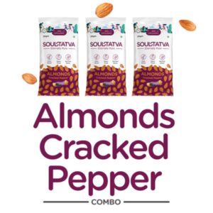 soultatva Almonds Cracked Pepper Combo 240gm