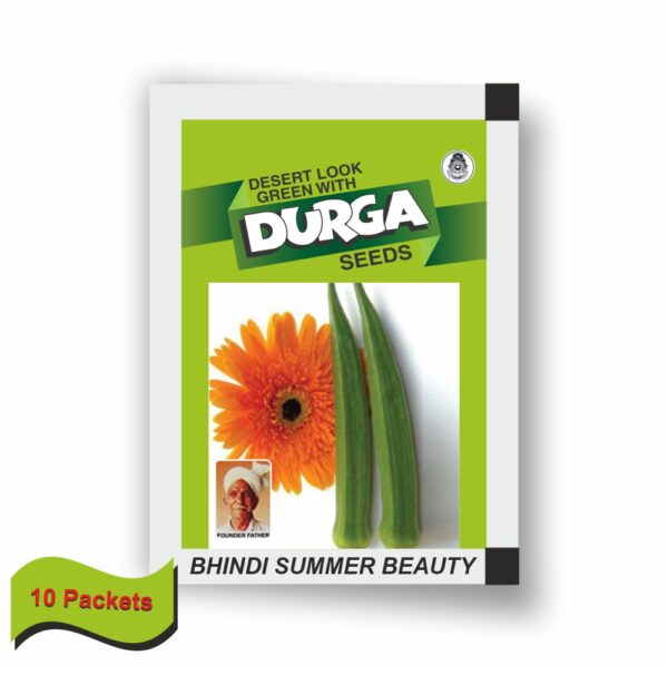 DURGA OKRA SUMMER BEAUTY (50 gm)(10 PACKETS)